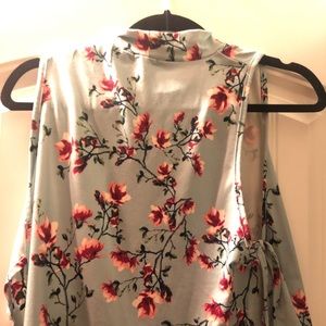 Floral crop top